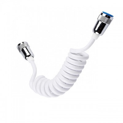 Yuyao slowfan Water toilet bidet hand sprayer shattaf pipe telephone line flexible scalable pvc duct shower hose